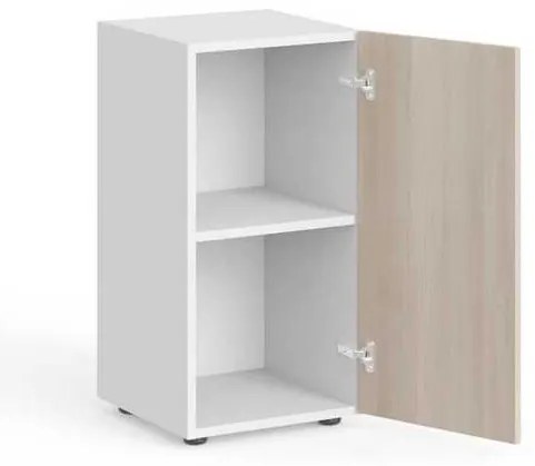 Dulap scurt Manager 39,9 x 42,2 x 80 cm, dreapta, salcâm deschis / alb