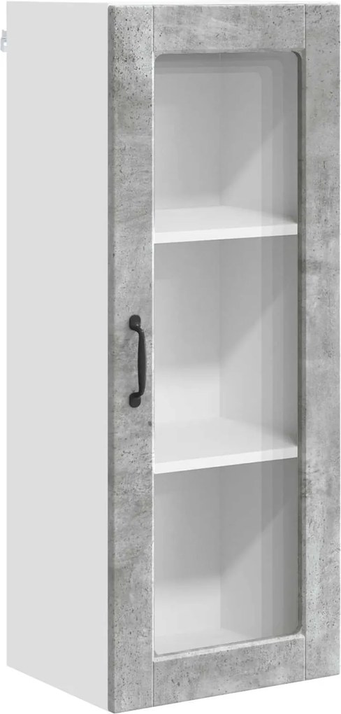 vidaXL Dulap de bucătărie Gri din beton 40 x 31 x 100 cm Lemn compozit