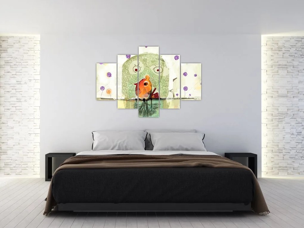 Tablou - Sufletul unei păsări (150x105 cm)