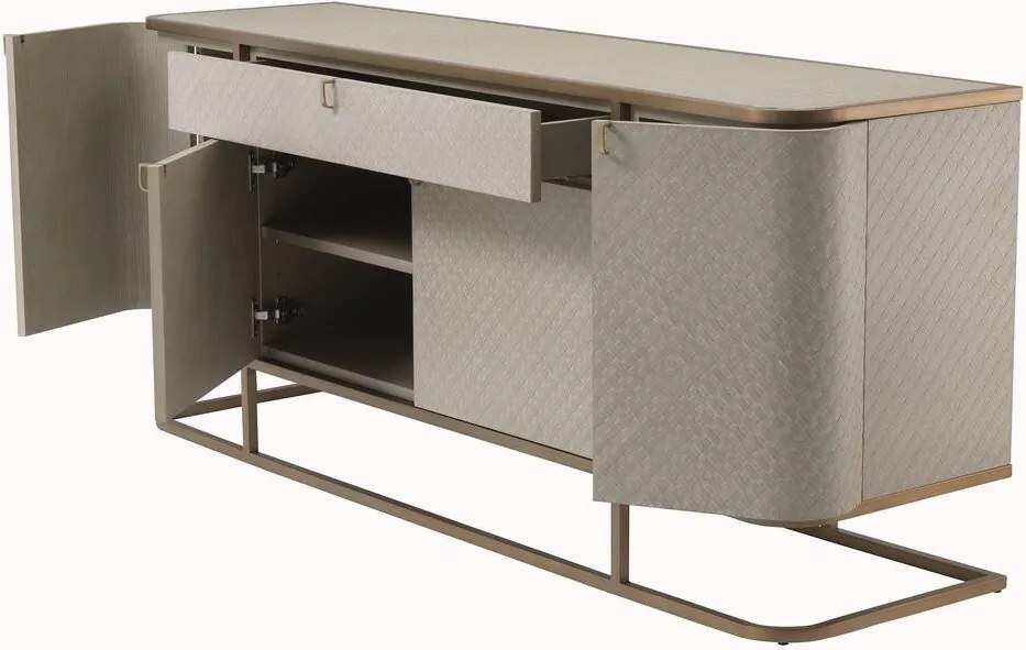 Dulap design LUX Napa Valley stejar albit 114778 HZ