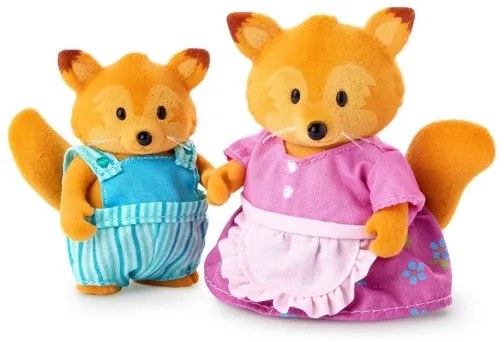 Set de figurine Li'l Woodzeez TIPPYTAIL familie de vulpi