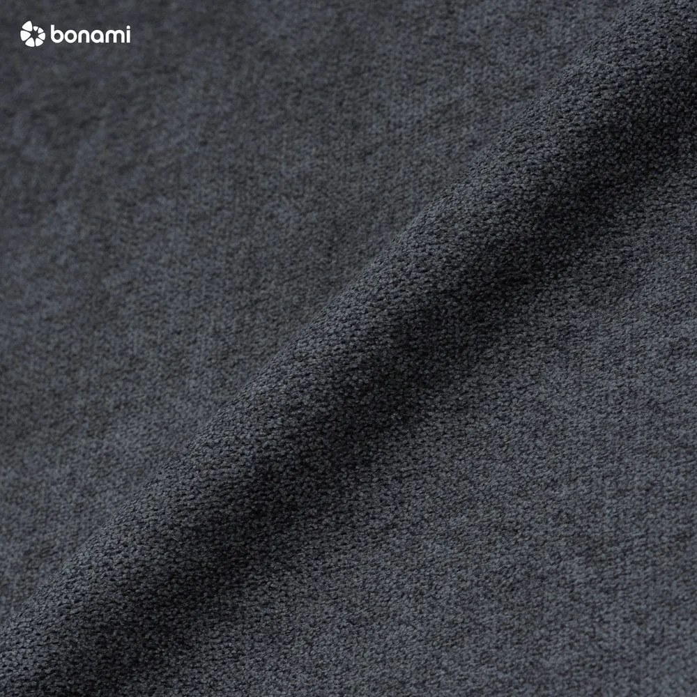 Canapea gri închis extensibilă 226 cm Leon – Bobochic Paris