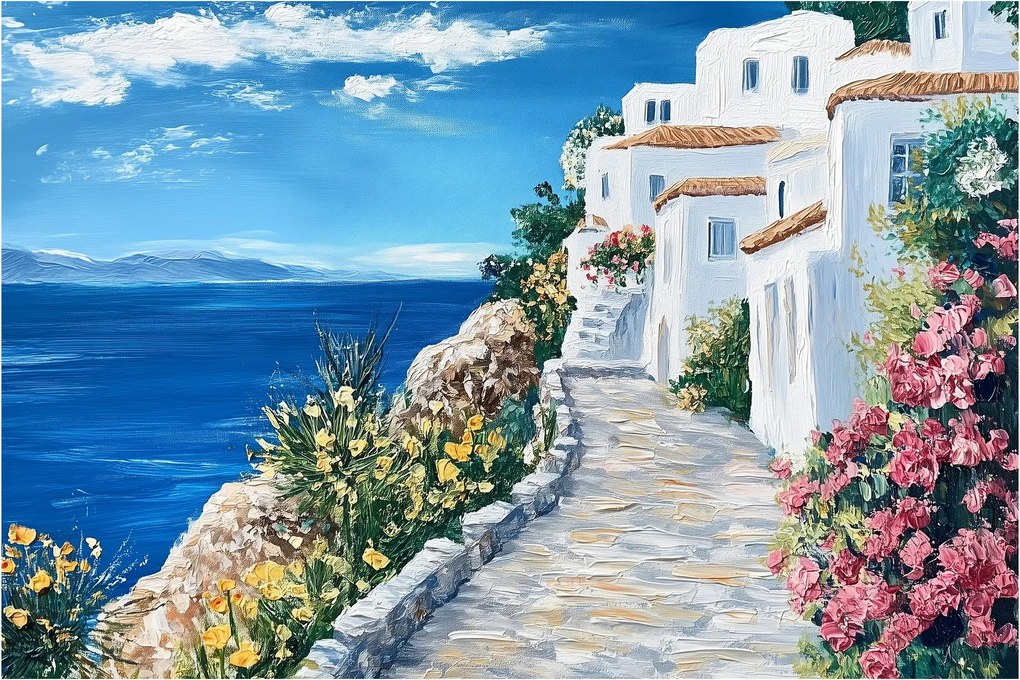 Tablou - Alee lângă mare (90x60 cm)