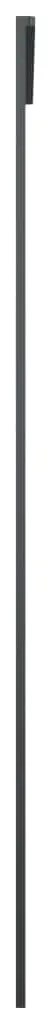 Usa glisanta, negru, 90x205 cm, aluminiu si sticla ESG 1, Negru, 90 x 205 cm, Transparent