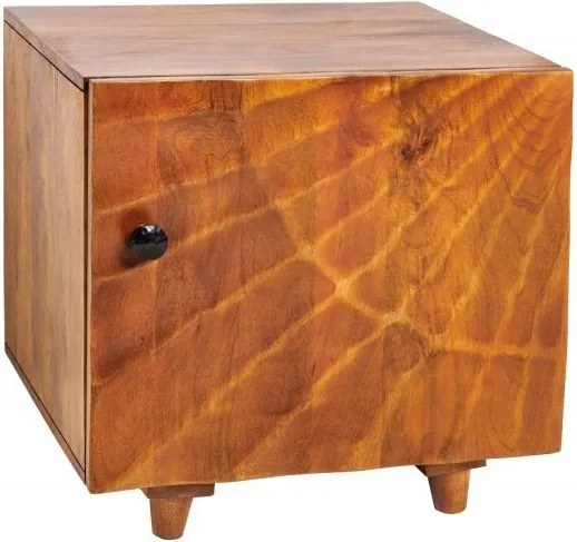 Noptiera din lemn de mango Scorpion 50cm, maro