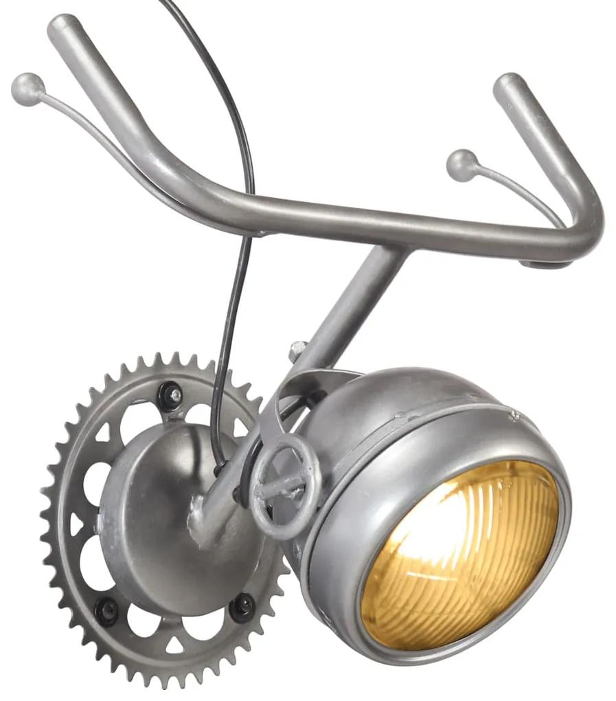 l Lampa de perete, design componenta bicicleta, fier
