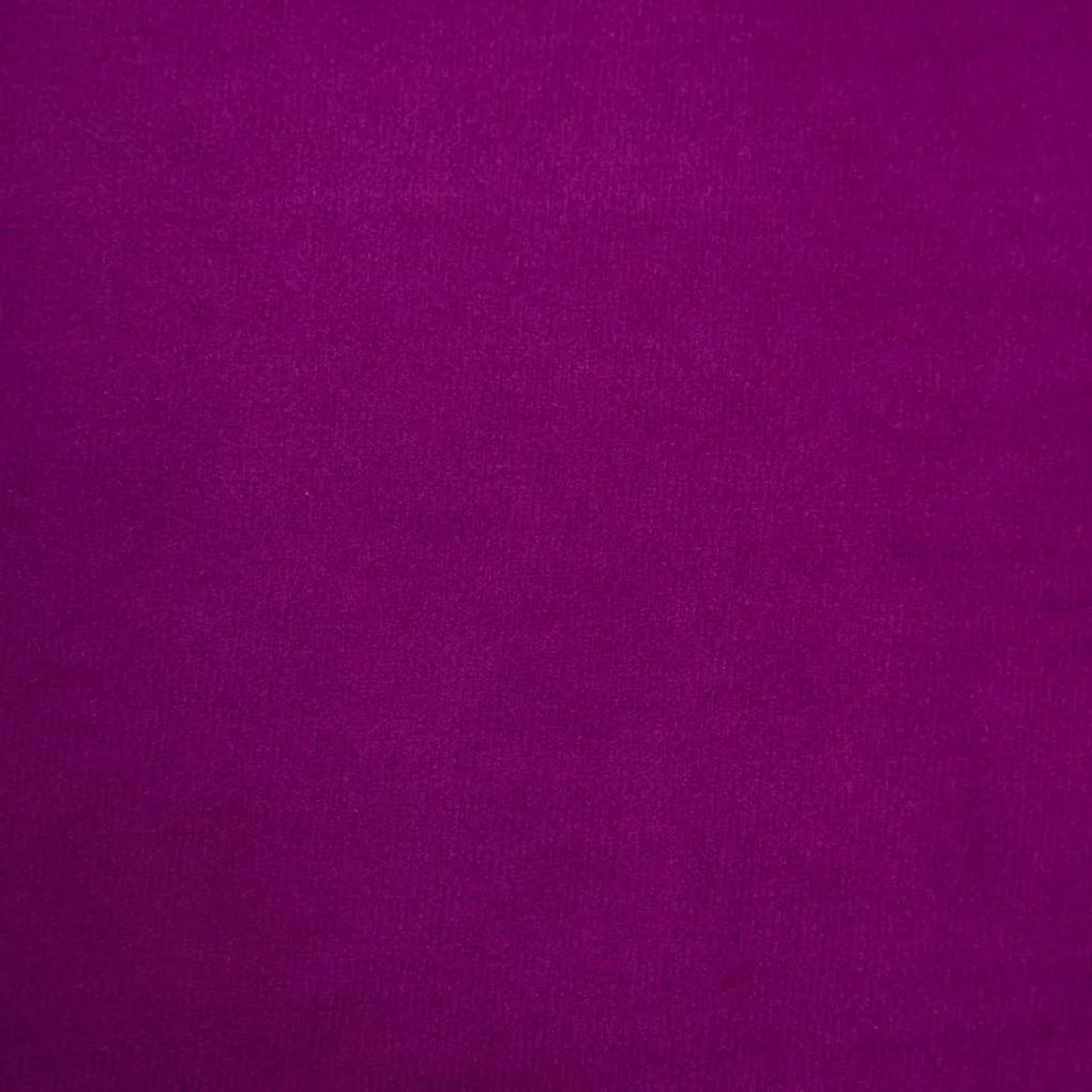 Canapea Chesterfield, forma L, catifea, 199x142x72 cm, violet Violet, Forma in L