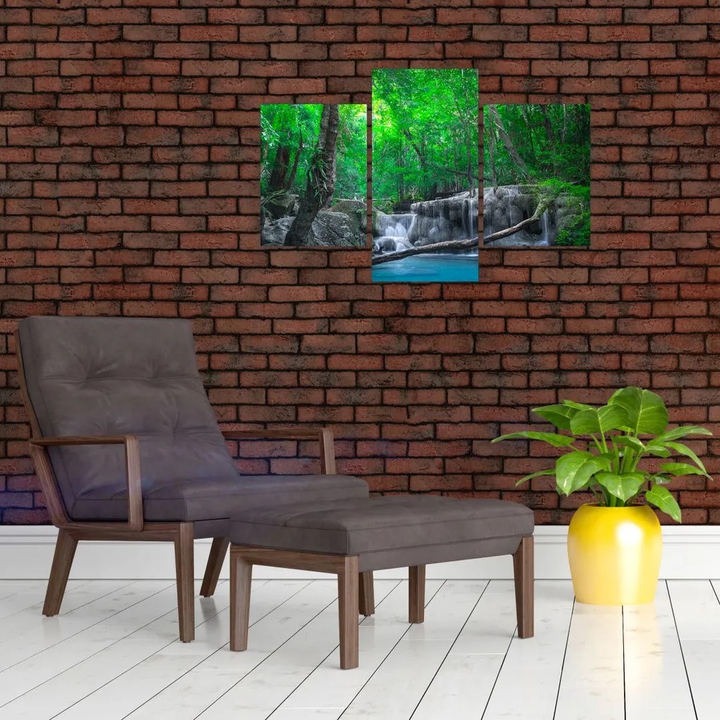 Tablou - Cascada Erawan, Kanchanaburi, Thailanda (90x60 cm)