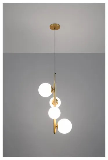 Lustră pe cablu CORDEL 4xG9/20W/230V aurie