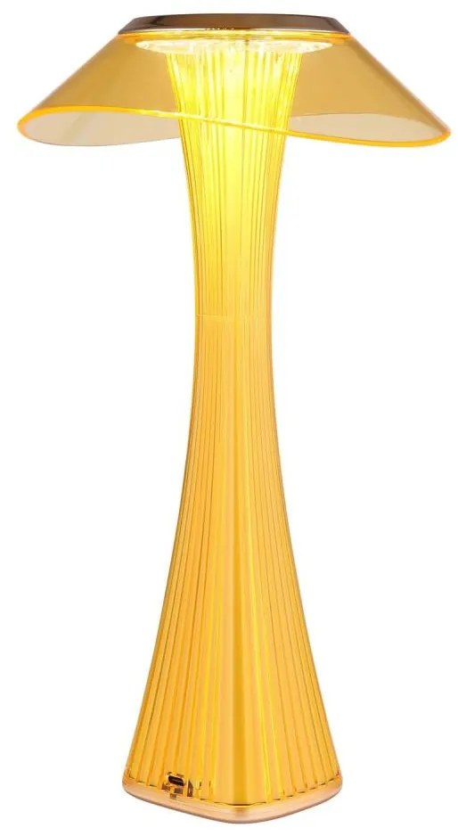 Lampă LED reîncărcabilă dimabilă de masă Globo 21025A AMBRA LED/2,5W/3,7V 2700K/4500K/6500K auriu