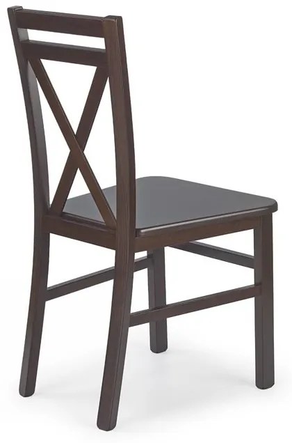 Scaun lemn + MDF Dariusz2 nuc inchis - H 90 cm