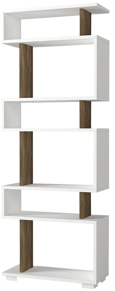 Bloc de bibliotecă White Walnut