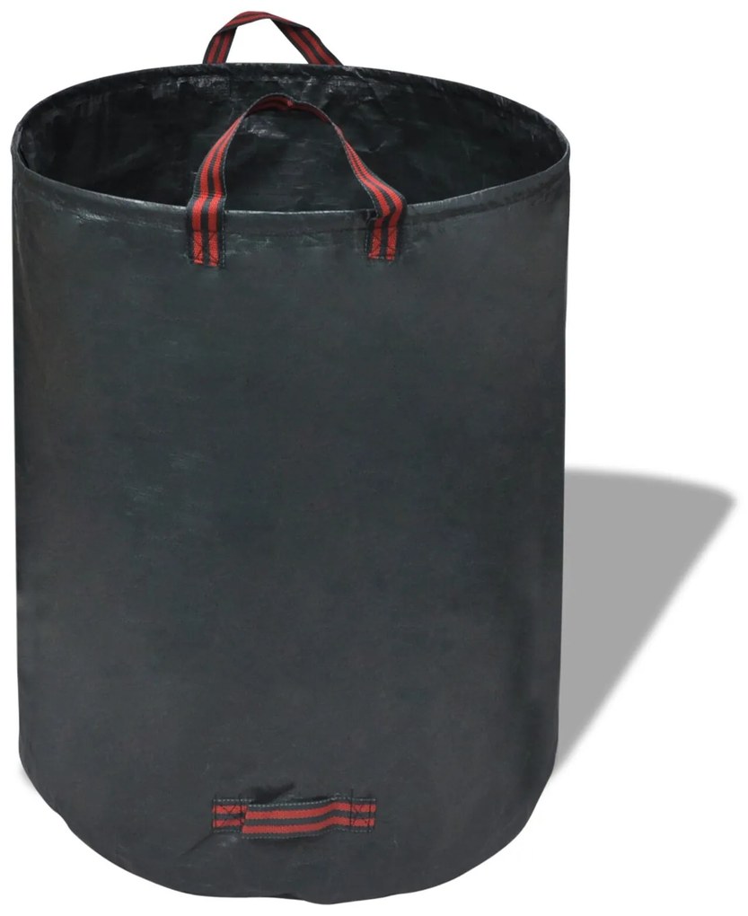 vidaXL Sac de Deșeuri de Grădină Verde închis 4 buc 120 L 150 g/m²