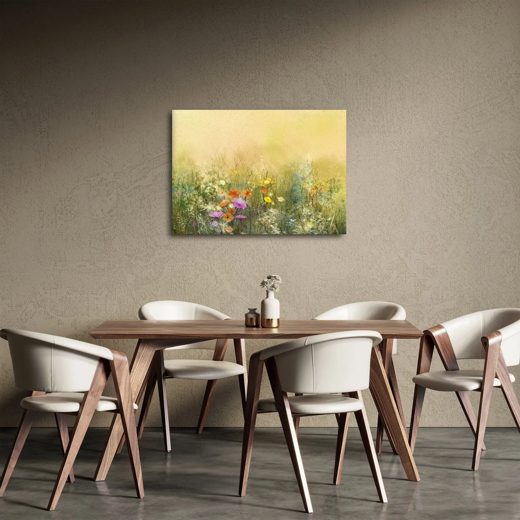Tablou - Pajiște pictată (70x50 cm)