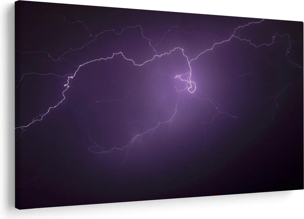 Tabloul cu fulger pe cer (90x60 cm)