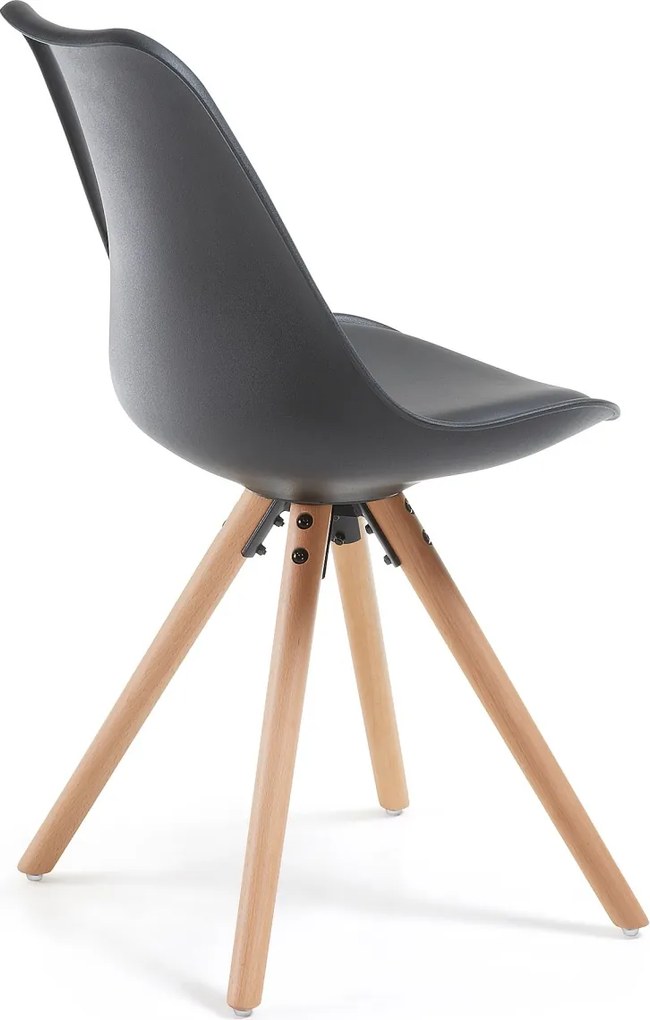 Scaun design modern LARS negru EC005S01 JG