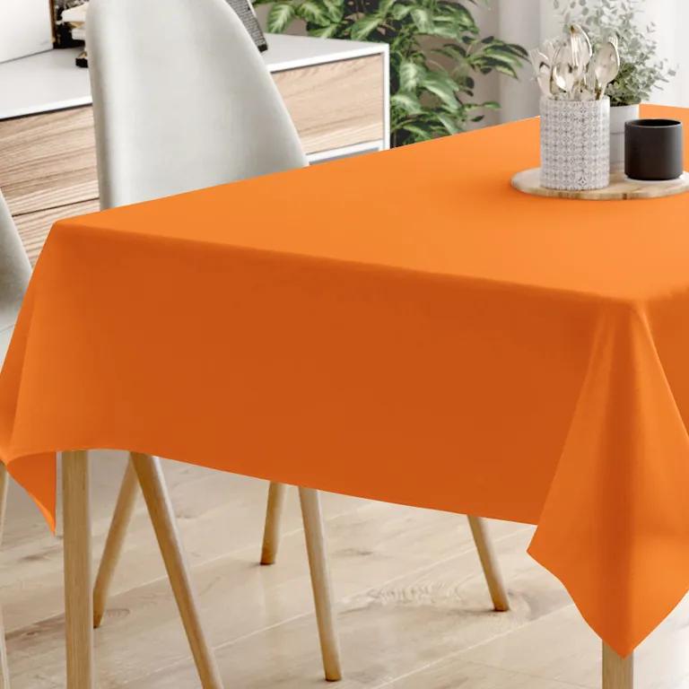 Goldea față de masă din bumbac - portocaliu 40 x 40 cm