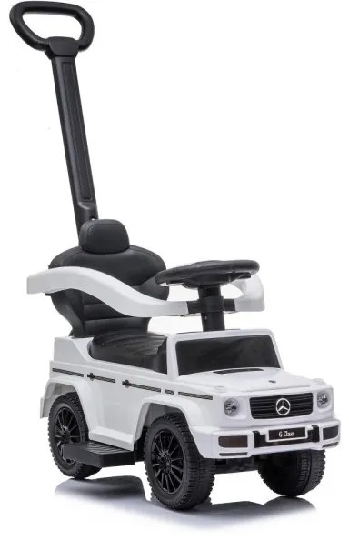 Bicicletă fără pedale Mercedes G350d 3 în 1 alb/negru