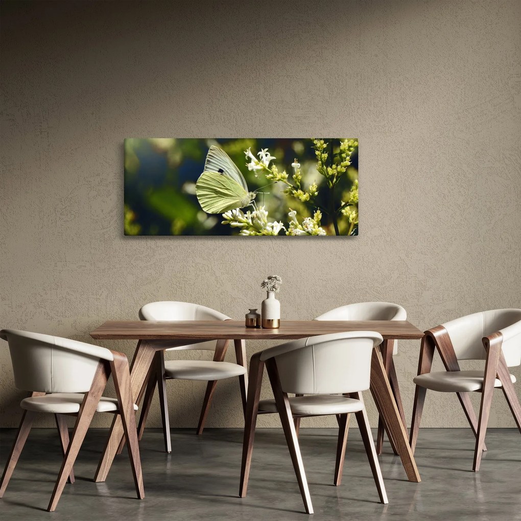 Tablou cu fluture (120x50 cm)