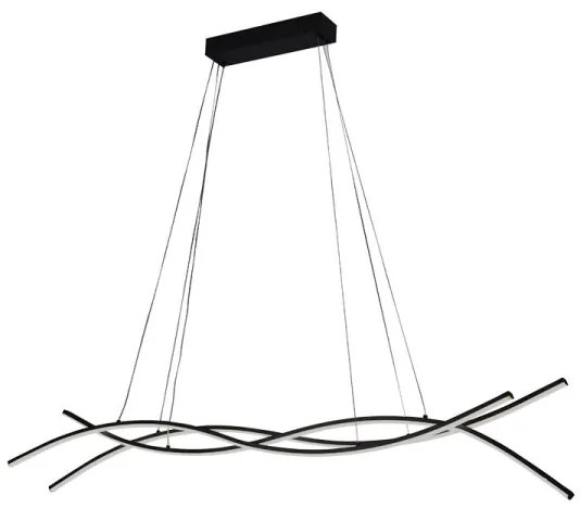 Lustră LED dimabilă aplicată LED/80W/230V 3000-6500K + telecomandă