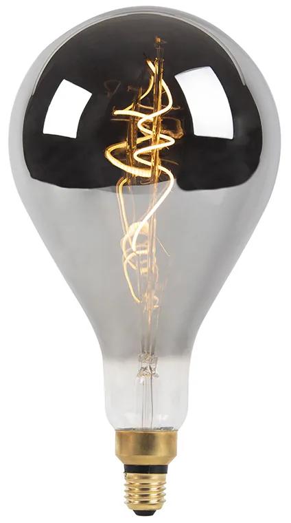 Lampă cu filament cu spirală LED reglabilă E27 A165 fum 250 lm 2100K