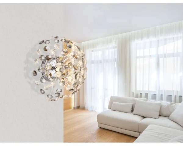 Aplică LED Globo 64135WC KATRINA 6xG9/3,5W/230V crom lucios