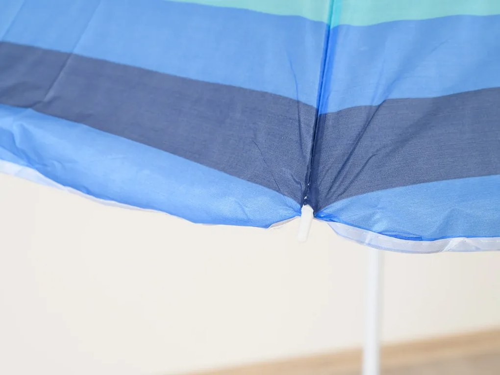 Umbrela de soare BLUE STRIPES 180 cm, albastru
