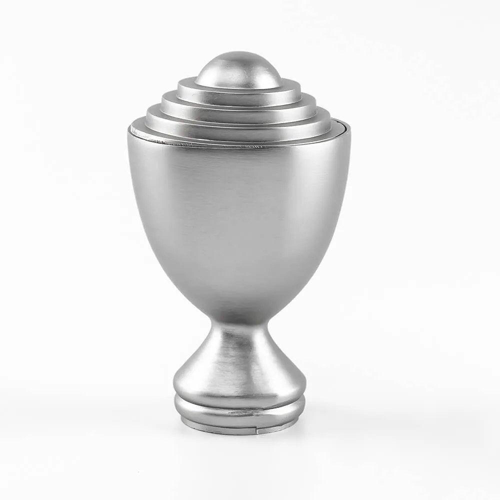 Galerie simpla bara simpla Pluton 25/19, metal, argintiu - 180 cm