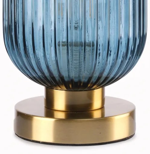 Lampă de masă ONLI DOROTY 1xE27/22W/230V albastru/auriu