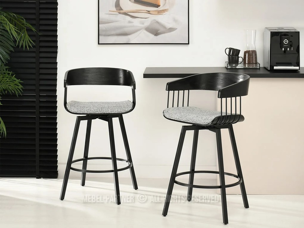 Scaun Pavel (gri negru + negru). 1110733