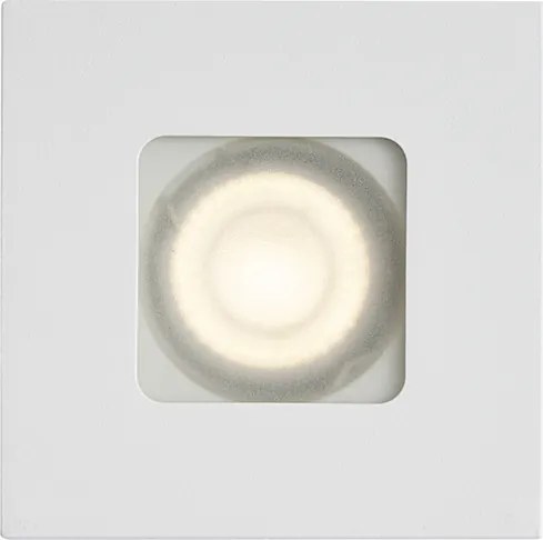 Set de 6 spoturi încastrate moderne albe pătrate IP44 - Qure