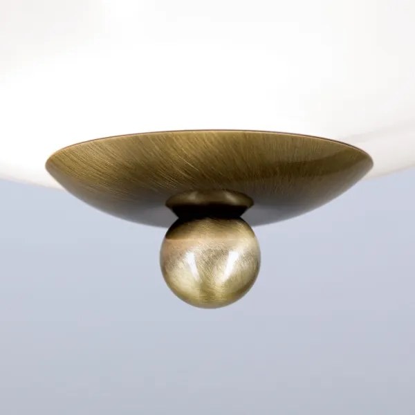 Plafonieră Orion DL 7-672 LANDHAUS 1xE27/60W/230V d. 21 cm bronz/alb