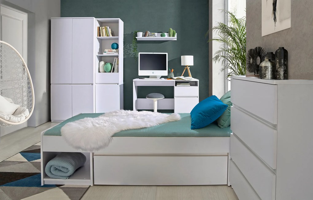 Dulap cu rafturi Alishia AR2 (alb). 1040713