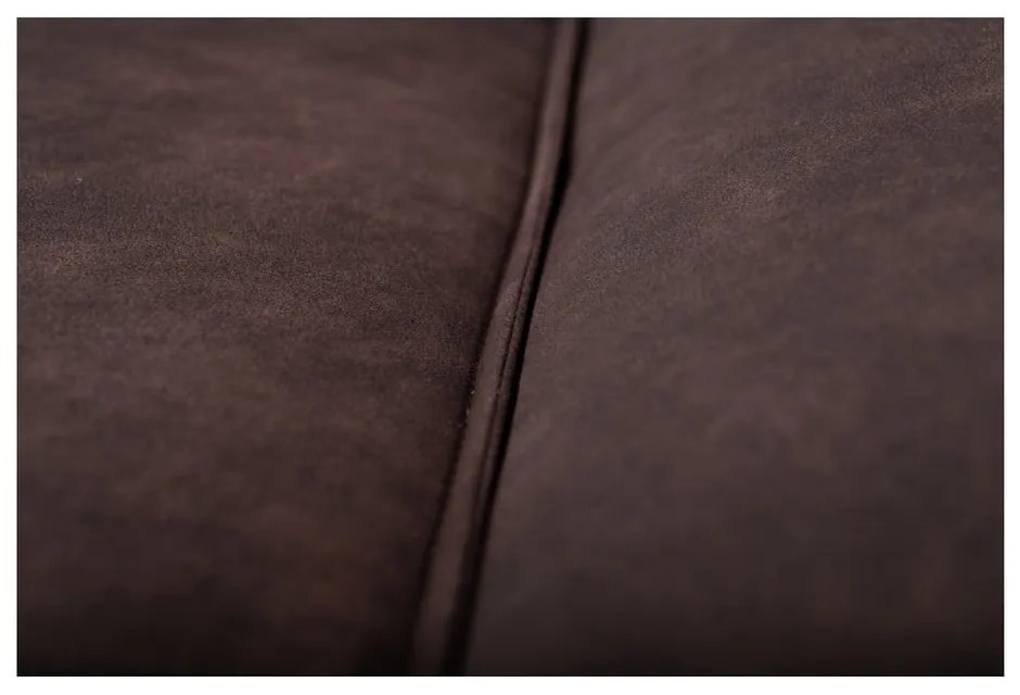 Canapea maro cu tapițerie din imitație de piele 164 cm Copenhagen – Scandic