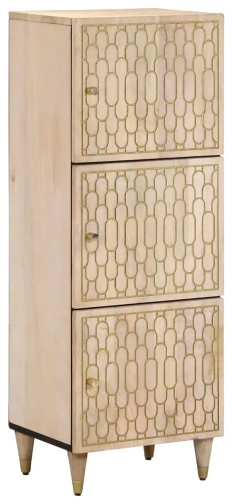 vidaXL Dulap înalt, 40x33x110 cm, lemn masiv de mango