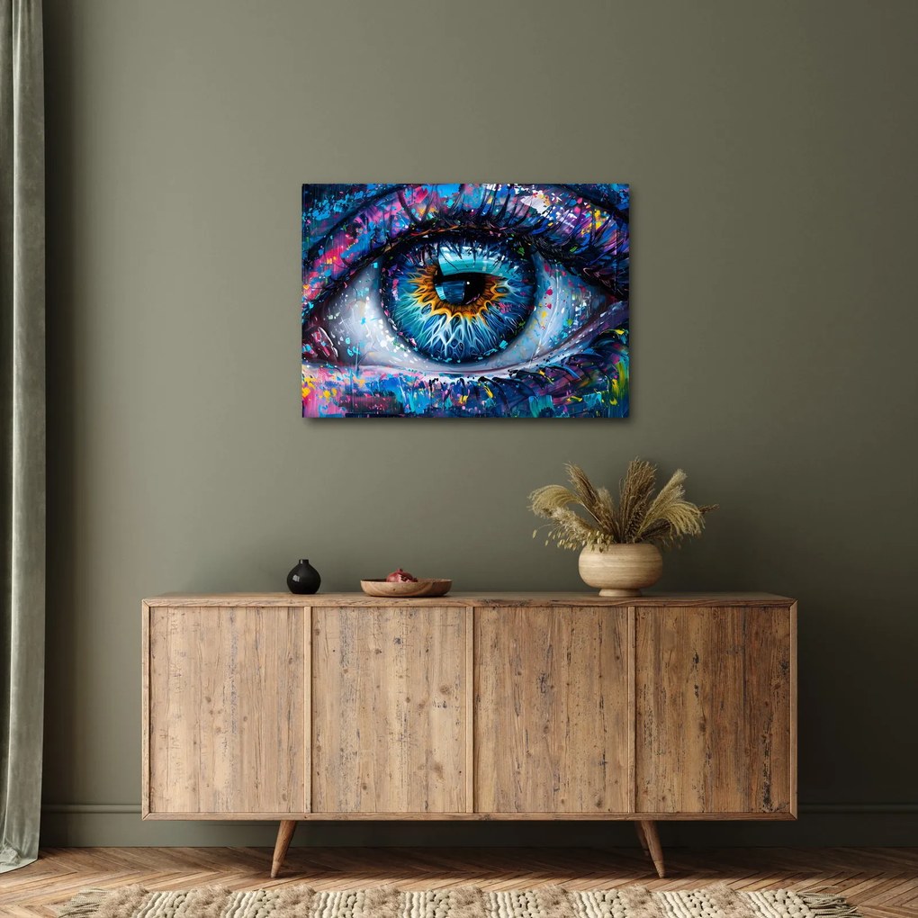 Tablou - Pictura ochilor (70x50 cm)