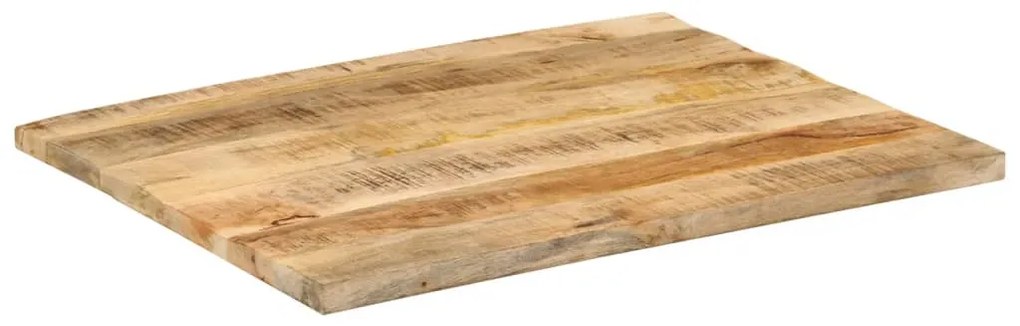 Blat de masa, 25-27 mm, 80x60 cm, lemn masiv de mango