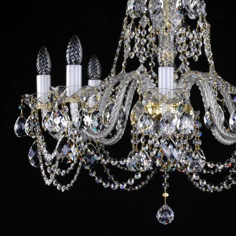 Candelabru Cristal Bohemia Exclusive 8 brate, diam. 66cm Donatela VIII CE