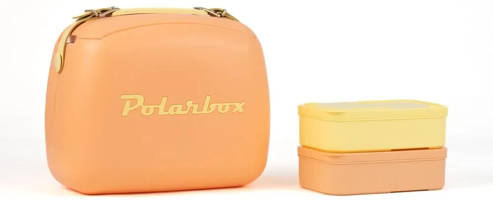 Cutie termoizolantă portocalie 6 l Pop – Polarbox