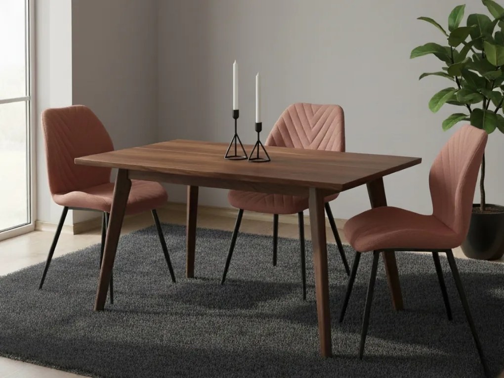 Scaun de masa roz MIKE NEA