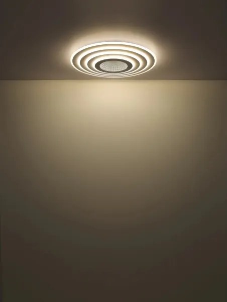 Globo 48544-60SH - Plafonieră LED dimabilă JOCELYN 60W/230V Wi‑Fi Tuya diam. 70 cm + telecomandă