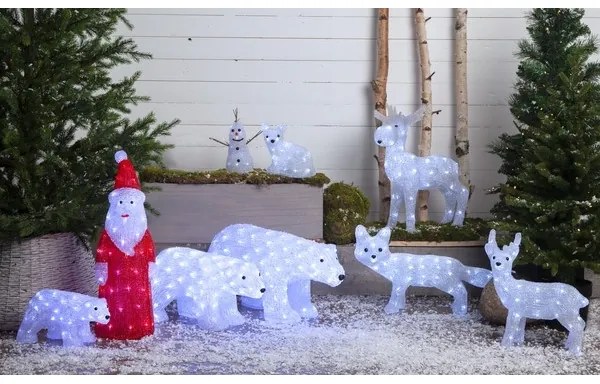 Decorațiune LED de Crăciun Eglo 410802 CRYSTALINE 20xLED/0,06W/3xAA