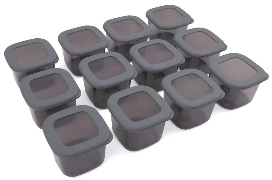 Recipiente 12 buc. din plastic pentru alimente Fresco – Hermia