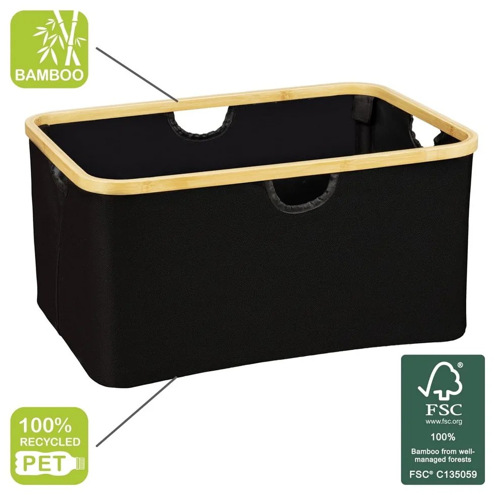 Coș de rufe din material textil 32 l Ecori – Wenko