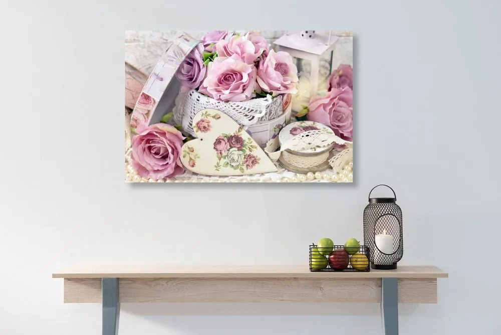 Tablou stilul vintage romantic