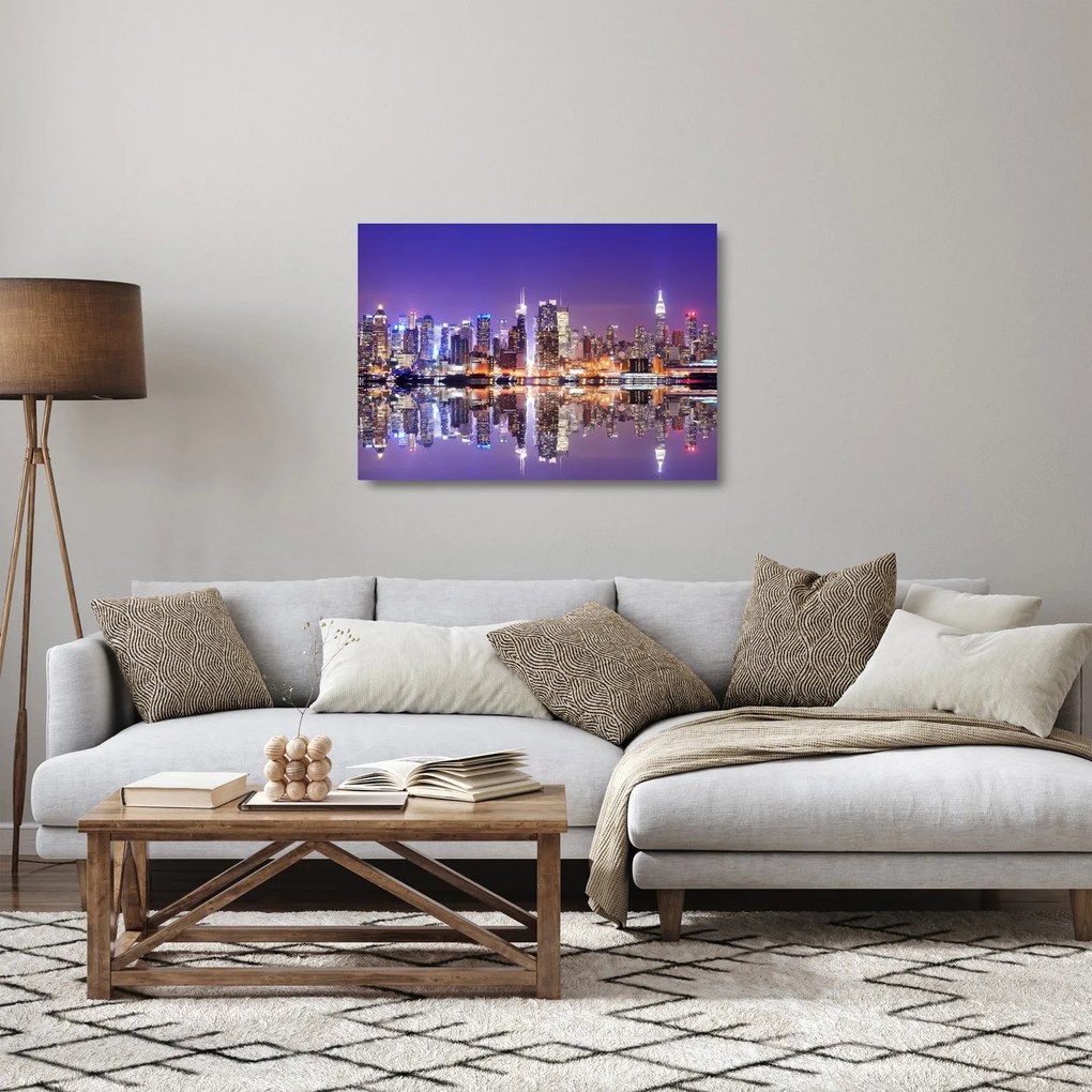 Tablou pe sticlă - Manhattan (70x50 cm)
