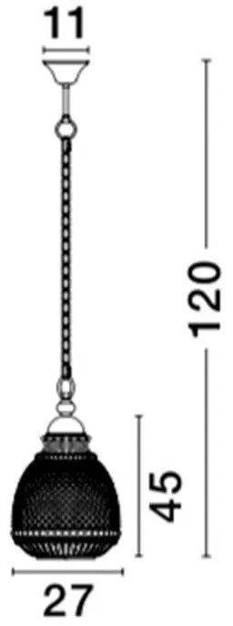 Lustra / Pendul decorativ design modern Toulon NVL-8381443