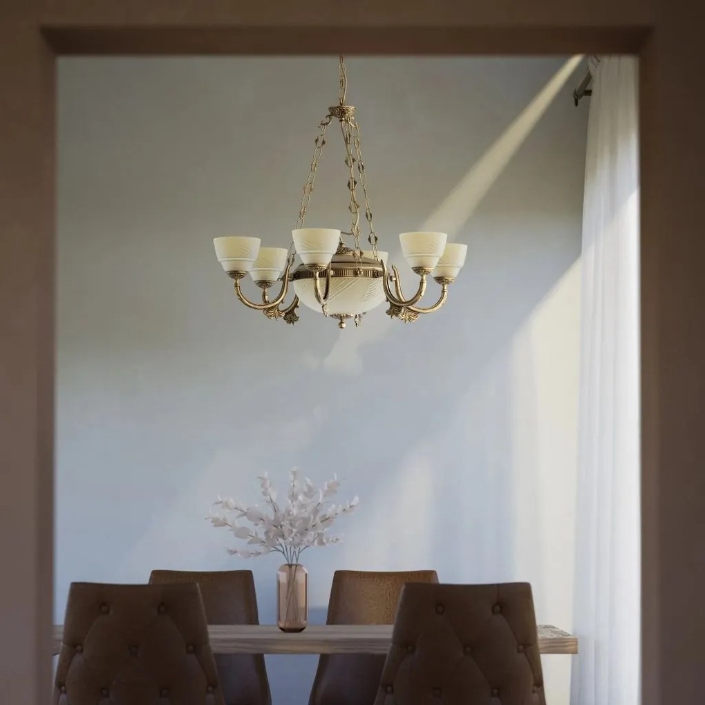 Candelabru din alama stil Neoclassical Elisa