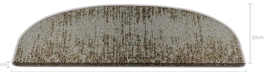 Covorașe pentru scări 16 buc. 20x65 cm Horizon – Vitaus