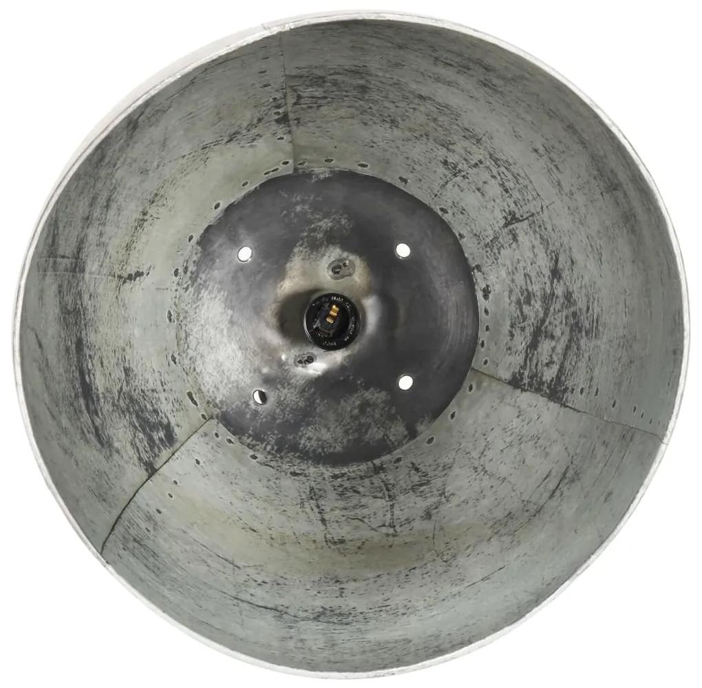 Lampa suspendata industriala 25 W, argintiu, 42 cm, E27, rotund Argintiu,    42 cm, 1, 1